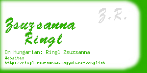 zsuzsanna ringl business card